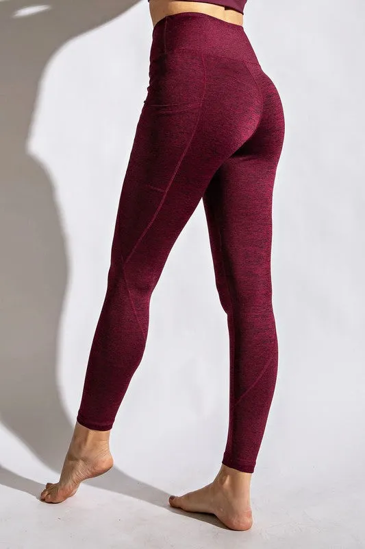 Two Tone Full Length Yoga Leggings