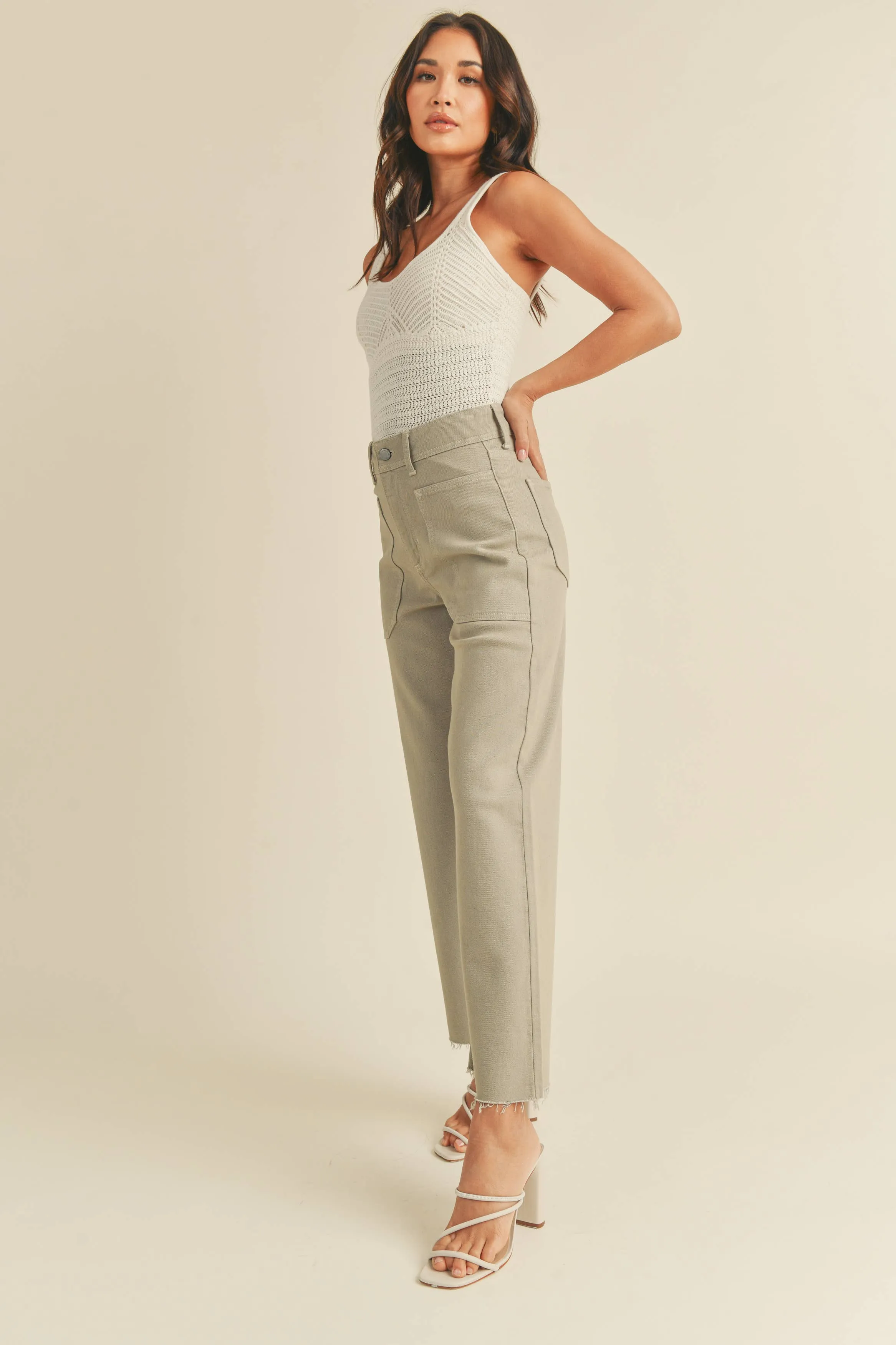 UTILITY WIDE LEG JEAN
