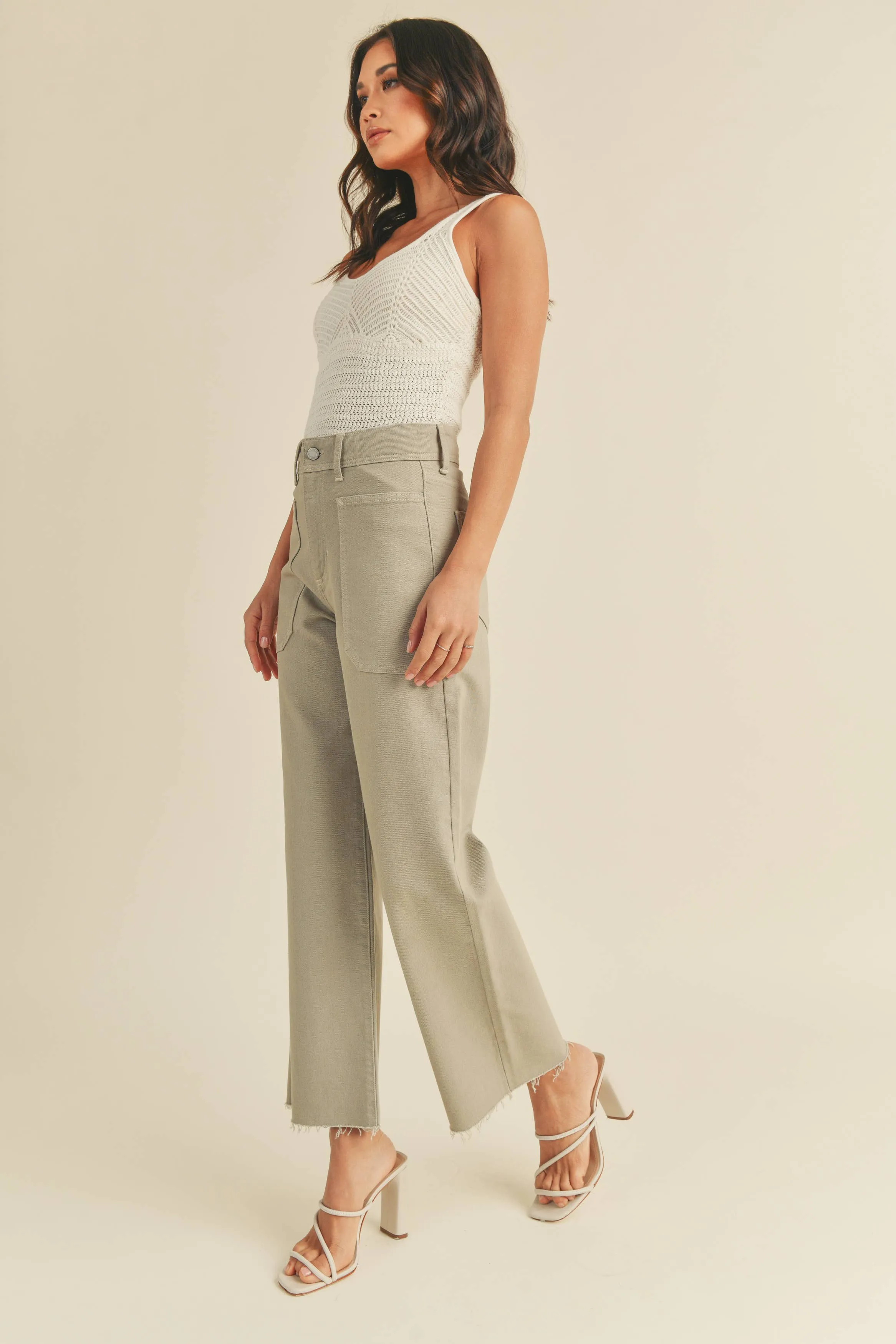 UTILITY WIDE LEG JEAN