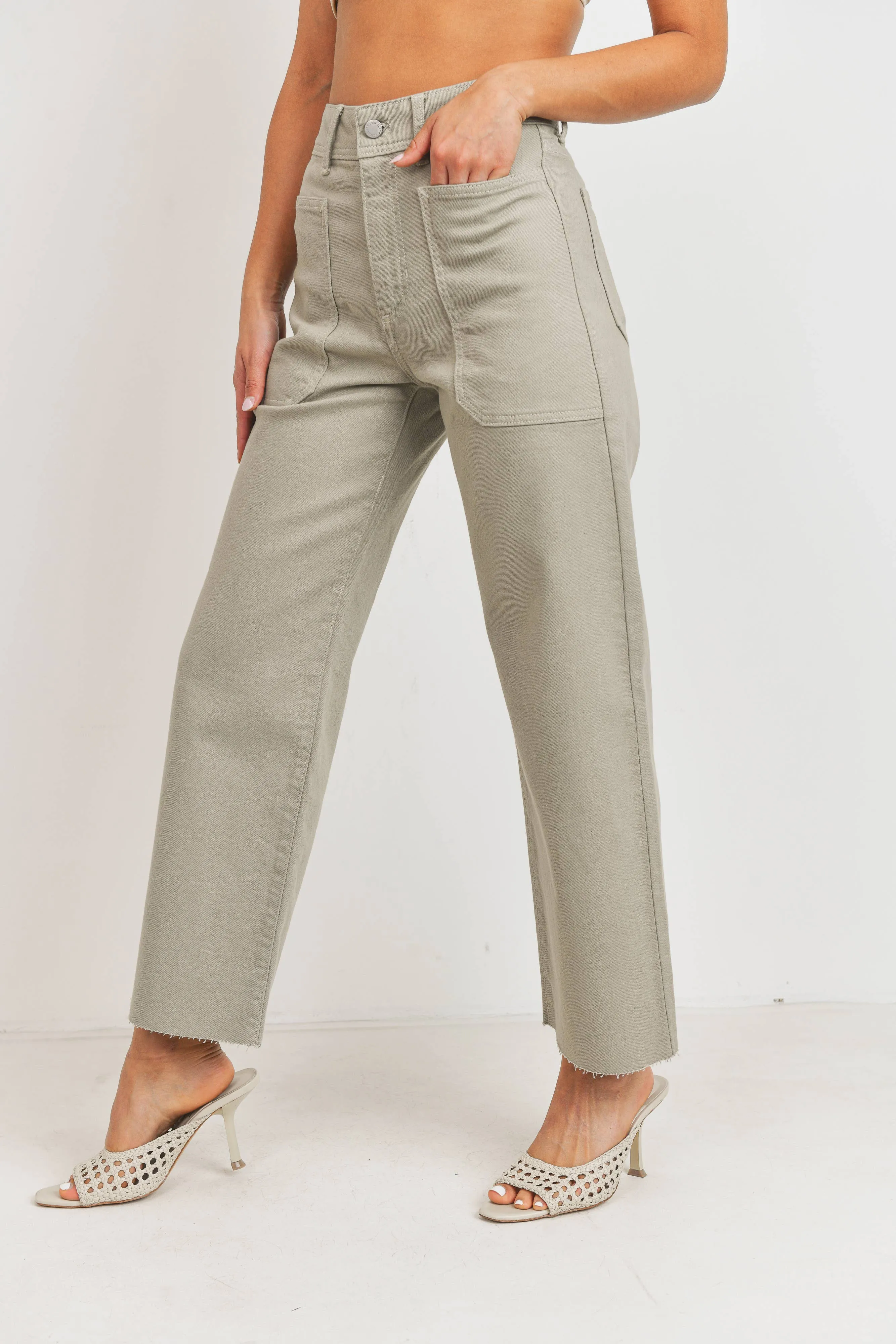 UTILITY WIDE LEG JEAN