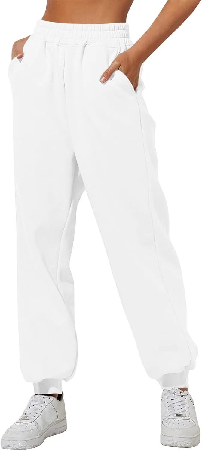 Women's Graphic Sweatpants Boyfriend Straight Wide Leg Cozy Lounge Pants Sweatpant Loose Jogger